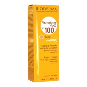 کرم ضد آفتاب رنگی بایودرما SPF 100 PHOTODERM MAX